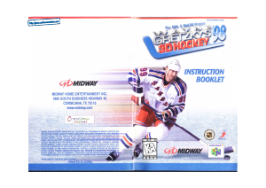 Manual Nintendo N64 Wayne Gretzkys 3D Hockey 98