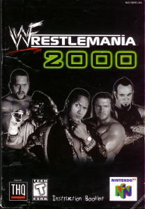 Handleiding Nintendo N64 WWF WrestleMania 2000