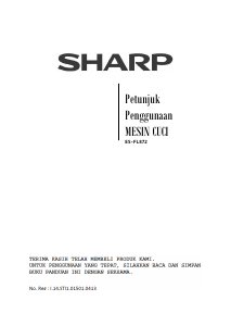 Panduan Sharp ES-FL872 Mesin Cuci