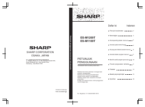 Panduan Sharp ES-M1109T Mesin Cuci