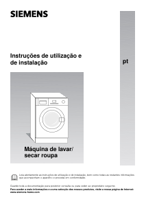 Manual de uso Siemens WK14D540EE Lavasecadora