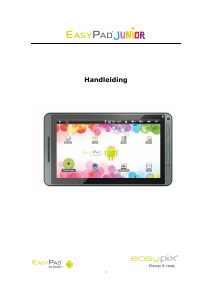 Handleiding Easypix EasyPad Junior Tablet