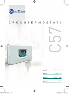 Manuale Fantini Cosmi C57 IntelliTherm Termostato