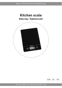 Manual Fasett 9095-1437 Kitchen Scale