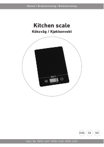 Manual Fasett 9095-1439 Kitchen Scale