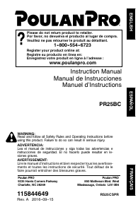 Mode d’emploi Poulan PR25BC Coupe-herbe