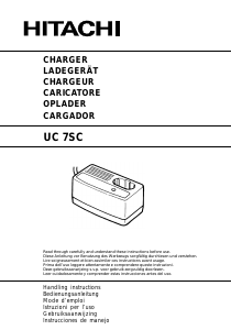 Mode d’emploi Hitachi UC 7SC Chargeur de batterie