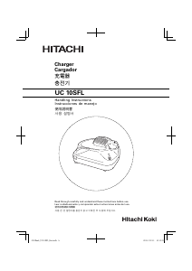 Manual de uso Hitachi UC 10SFL Cargador de batería