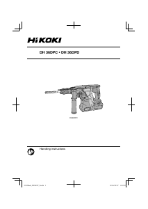 Handleiding Hikoki DH 36DPC Boorhamer