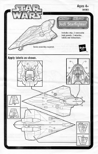 Manual Hasbro Star Wars Attack Of The Clones Jedi Starfighter