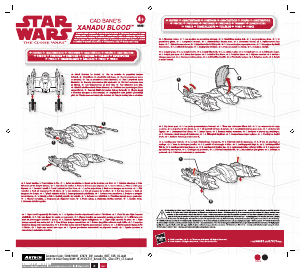 Manual de uso Hasbro Star Wars Cad Banes Xanadu Blood