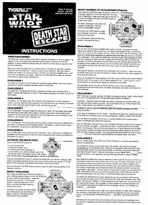Manual Hasbro Star Wars Death Star Escape
