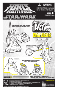 Handleiding Hasbro Star Wars Emperor Force Battlers