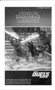 Manual Hasbro Star Wars Epic Duels Game