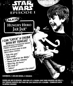 Handleiding Hasbro Star Wars Episode I Hungry Hero Jar Jar