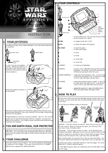 Manual Hasbro Star Wars Episode I Jedi Hunt