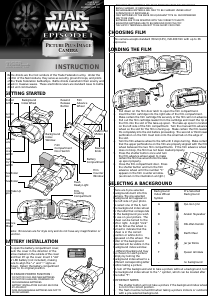 Manual Hasbro Star Wars Episode I Picture Plus Image Camera