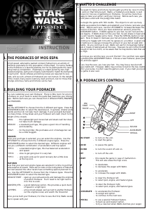 Manual Hasbro Star Wars Episode I Podrace Challenge