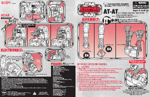 Manual Hasbro Star Wars The Empire Strikes Back AT-AT