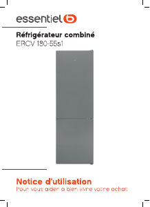 Mode d’emploi Essentiel B ERCV 180-55s1 Réfrigérateur combiné