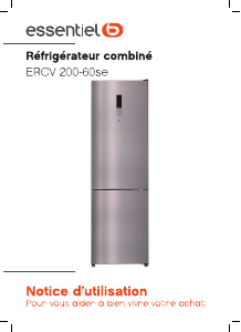 Mode d’emploi Essentiel B ERCV 200-60se Réfrigérateur combiné