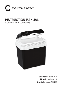 Manual Centurion CBX350 Cool Box
