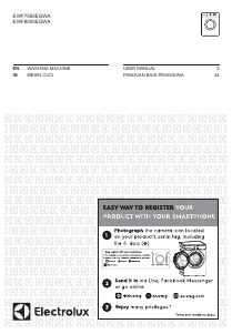 Panduan Electrolux EWF8005EQWA Mesin Cuci