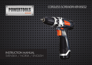 Manual Luxor BSE12 Drill-Driver