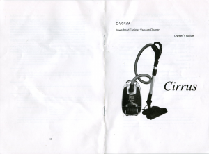 Manual Cirrus C-VC439 Vacuum Cleaner