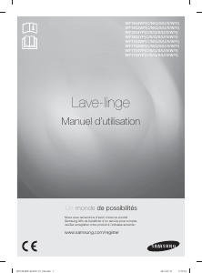 Mode d’emploi Samsung WF1802YPC Lave-linge