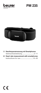 Manual Beurer PM 235 Heart Rate Monitor