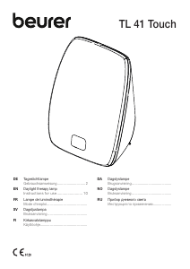 Manual Beurer TL 41 Touch Daylight Lamp