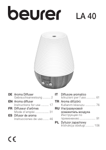 Instrukcja Beurer LA 40 Dyfuzor aromat