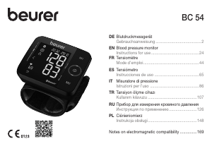 Manual Beurer BC 54 Blood Pressure Monitor