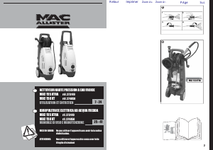 Mode d’emploi MacAllister MAC150XT Nettoyeur haute pression