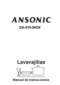 Manual de uso Ansonic DA 810 INOX Lavavajillas