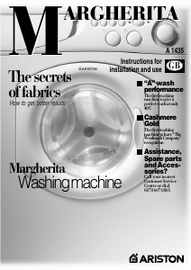 Manual Ariston A1435 Washing Machine