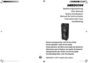 Mode d’emploi Medion LIFE X64004 (MD 44050) Haut-parleur