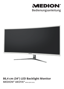 Bedienungsanleitung Medion Akoya X58434 (MD 22434) LED monitor