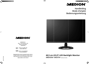 Bedienungsanleitung Medion Akoya P55830 (MD 20830) LED monitor