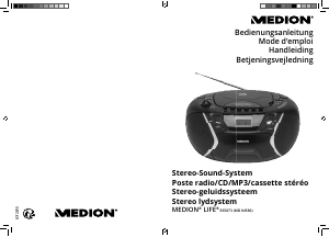 Mode d’emploi Medion LIFE E65073 (MD 84580) Stéréo