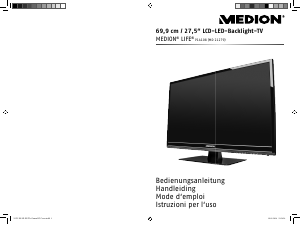 Mode d’emploi Medion LIFE P14108 (MD 21279) Téléviseur LED