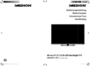 Mode d’emploi Medion LIFE P12302 (MD 31084) Téléviseur LED