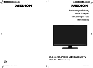 Mode d’emploi Medion LIFE P13165 (MD 21403) Téléviseur LED