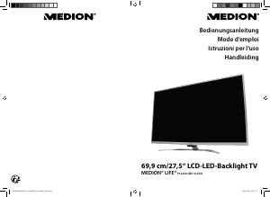 Bedienungsanleitung Medion LIFE P12256 (MD 21354) LED fernseher