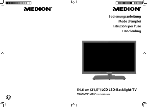 Bedienungsanleitung Medion LIFE P13172 (MD 21412) LED fernseher