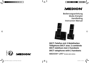 Bedienungsanleitung Medion LIFE P63040 (MD 84902) Schnurlose telefon