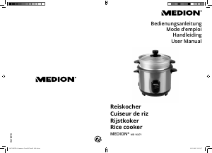 Mode d’emploi Medion MD 16471 Cuiseur à riz