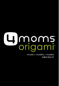 Manual de uso 4moms Origami Cochecito