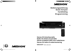 Mode d’emploi Medion LIFE E66281 (MD 84627) Lecteur CD